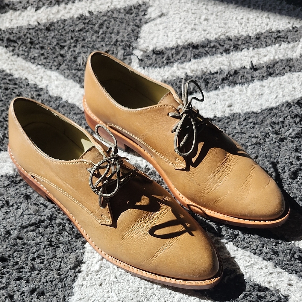 Nisolo Brown Leather Women's Oxfords Size 7.5